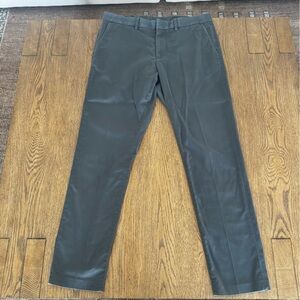 Nordstrom Men’s Shop Slim Fit Non-Iron Dress Pants – Charcoal Gray – Size 34x32